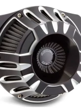 Arlen Ness Deep Cut Inverted Series Black Air Cleaner Kit Harley Davidson XL Sportster 1991+                                     - 18-931 - Image 3