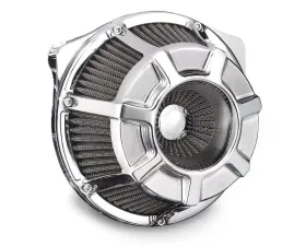 Arlen Ness Beveled Inverted Series Chrome Air Cleaner Kit Harley Davidson XL Sportster 1991+