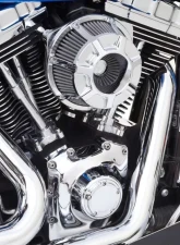 Arlen Ness Beveled Inverted Series Chrome Air Cleaner Kit Harley Davidson XL Sportster 1991+                                     - 18-936 - Image 4