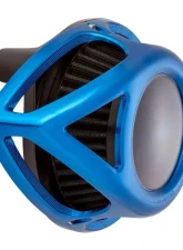 Arlen Ness Clear Tear Sucker Blue Air Cleaner Kit Harley Davidson XL Sportster 1991+                                     - 18-949 - Image 2