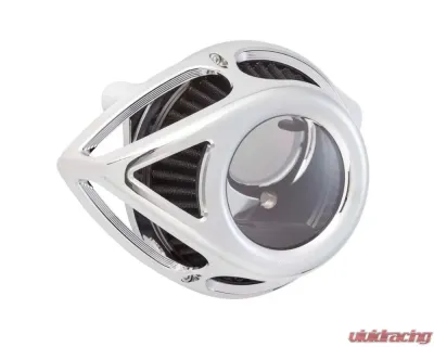 Arlen Ness Clear Tear Sucker Chrome Air Cleaner Kit Harley Davidson XL Sportster 1991+ - 18-988