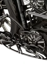 Arlen Ness 10-Gauge Driver and Passenger Black Floorboards Harley Davidson FL Softail 2018+                                     - 410-005 - Image 3