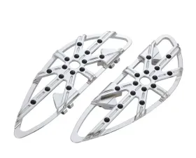 Arlen Ness 10-Gauge Driver and Passenger Chrome Floorboards Harley Davidson FL Softail 2018+