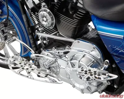 Arlen Ness 10-Gauge Driver and Passenger Chrome Floorboards Harley Davidson FL Softail 2018+ - 410-006