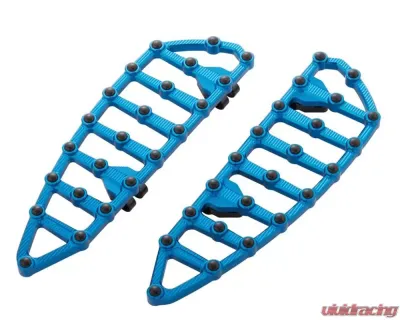 Arlen Ness MX Blue Floorboards Harley Davidson FL Softail Models (M8 Engine) 2018+ - 410-009