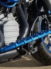 Arlen Ness MX Blue Floorboards Harley Davidson FL Softail Models (M8 Engine) 2018+                                     - 410-009 - Image 3
