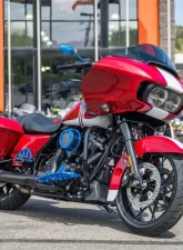 Arlen Ness MX Blue Floorboards Harley Davidson FL Softail Models (M8 Engine) 2018+                                     - 410-009 - Image 4