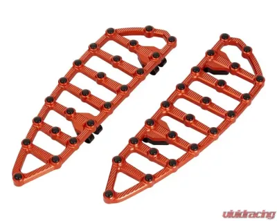Arlen Ness MX Orange Floorboards Harley Davidson FL Softail (M8 Engine) 2018+ - 410-011
