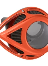 Arlen Ness Clear Tear Sucker Orange Air Cleaner Kit Harley Davidson Twin Cam 2000-2017                                     - 600-002 - Image 2