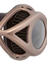 Arlen Ness Clear Tear Sucker Titanium Air Cleaner Kit Harley Davidson Twin Cam 2000-2017                                     - 600-006 - Image 4