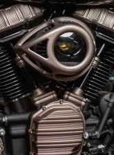 Arlen Ness Clear Tear Sucker Titanium Air Cleaner Kit Harley Davidson Twin Cam 2000-2017                                     - 600-006 - Image 4
