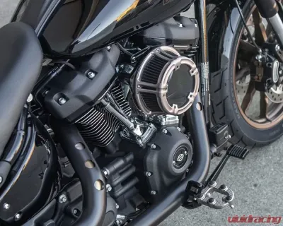 Arlen Ness Method Clear Titanium Sucker Air Cleaner Kit Harley Davidson XL Sportster 1991+ - 600-019