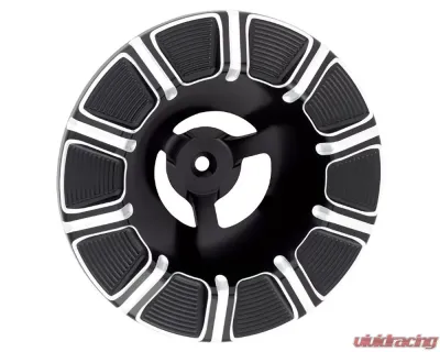 Arlen Ness 10-Gauge Velocity Black Air Cleaner Cover - 601-000