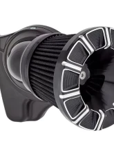 Arlen Ness 10-Gauge Velocity Black Air Cleaner Cover                                     - 601-000 - Image 3