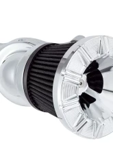 Arlen Ness 10-Gauge Velocity Chrome Air Cleaner Cover                                     - 601-001 - Image 2