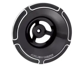 Arlen Ness Beveled Velocity Black Air Cleaner Cover