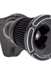 Arlen Ness Beveled Velocity Black Air Cleaner Cover                                     - 601-002 - Image 3