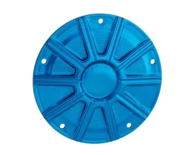 Arlen Ness 10-Gauge Blue Derby Cover Harley Davidson Twin Cam 1999-2017