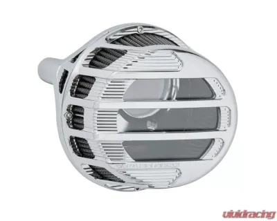 Arlen Ness Sidekick Chrome Air Cleaner Kit Harley Davidson XL Sportster 1991+ - 81-307