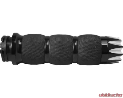 Avon Grips Black Air Cushion Anodized Excalibur Grips - AIR-90-ANO-EX