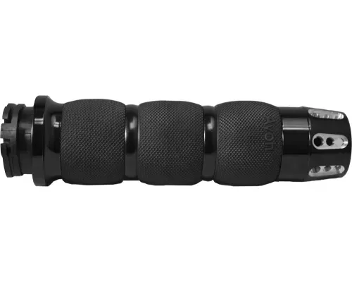 Avon Grips Black Air Cushion Anodized Gatlin Grips - AIR-90-ANO-GAT