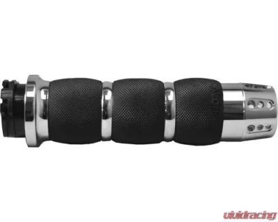 Avon Grips Chrome Air Cushion Anodized Gatlin Grips - AIR-90-GAT