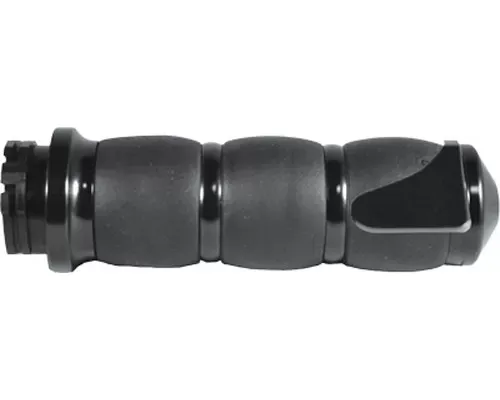 Avon Grips Black Velvet Air Anonized Grips w/Cable Throttle Boss - AIR-96-BOSS