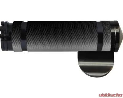 Avon Grips Black Air SS Anonized Grips w/Cable Throttle Boss - AIR-99-ANO-BOSS