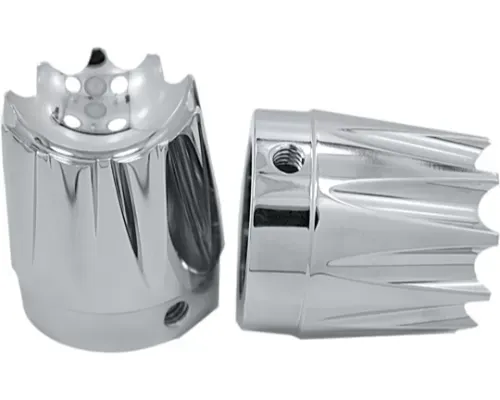 Avon Grips 1" Chrome Excalibur Axle Nut Cover - AXL-EX-CH