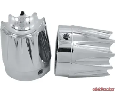 Avon Grips 1" Chrome Excalibur Axle Nut Cover - AXL-EX-CH