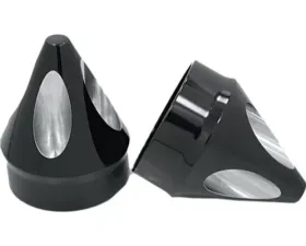 Avon Grips 1" Black Spike Axle Nut Cover
