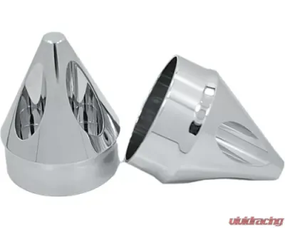 Avon Grips 7/8" Chrome Spike Axle Nut Cover - AXL-SPK-CH-78