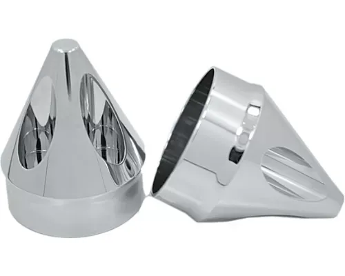 Avon Grips 1" Chrome Spike Axle Nut Cover - AXL-SPK-CH