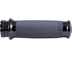 Avon Grips Black Custom Contour Anonized Heated Grips w/FBW Throttle