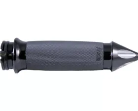 Avon Grips Black Custom Contour Anonized Spike Heated Grips w/Cable Throttle