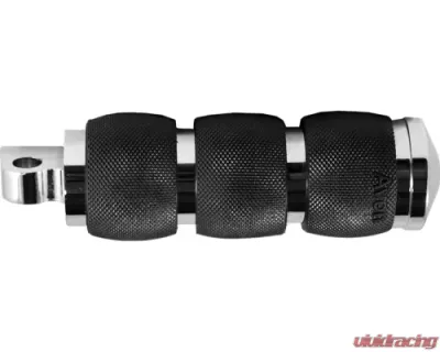 Avon Grips Chrome Air Cushioned Anonized Foot Pegs - FP-AIR-90-CH