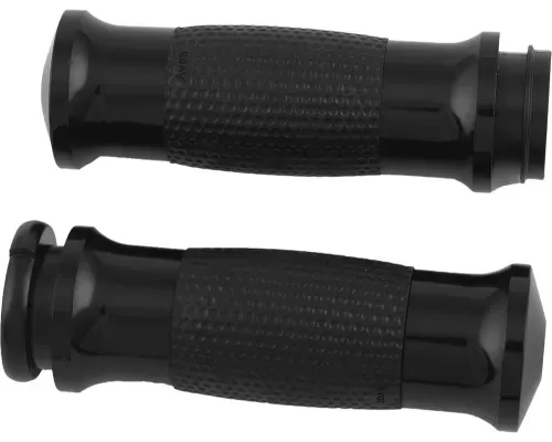 Avon Grips Black Air Gel Grips w/FBW Throttle - GEL-70-ANO-FLY
