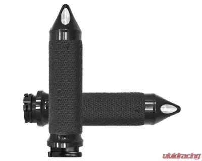Avon Grips Black Memory Foam Spike Grips w/Cable Throttle - MF-63-ANO-SPK