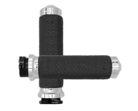 Avon Grips Chrome Memory Foam Grips w/Cable Throttle