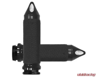 Avon Grips Black Memory Foam Spike Grips w/FBW Throttle - MF-63A-AN-FL-SP