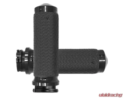 Avon Grips Black Memory Foam Grips w/Cable Throttle - MF-63A-ANO