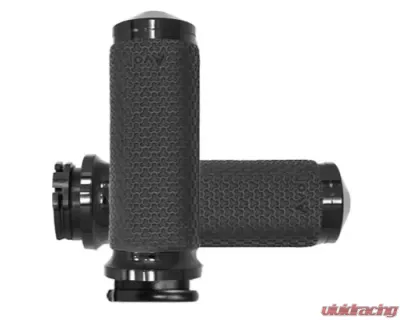 Avon Grips Black Memory Foam Grips w/Cable Throttle - MF-63B-ANO