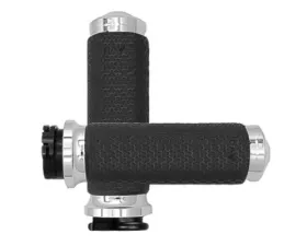 Avon Grips Chrome Memory Foam Grips w/Cable Throttle