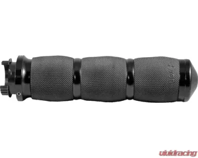 Avon Grips Black MT Air Cushion Anodized Grips - MT-AIR-90-ANO
