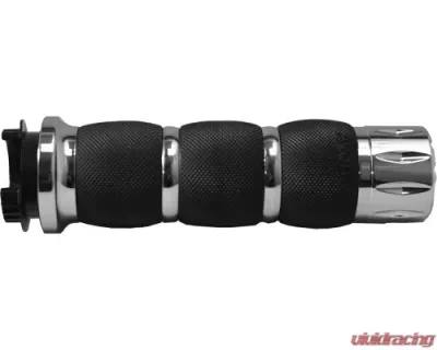 Avon Grips Chrome MT Air Cushion Anodized Rival Grips - MT-AIR-90-CH-RI