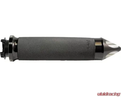 Avon Grips Black MT Custom Contour Anonized Spike Grips - MT-CC-86-AN-SPK