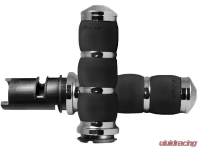 Avon Grips Air Cushion Chrome Twist Grip - AIR-91-F24