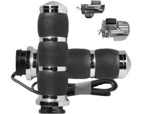 Avon Grips Velvet Air Heated Chrome Twist Grip