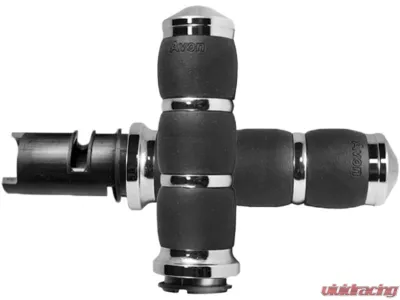 Avon Grips Velvet Air Chrome Twist Grip - AIR-93-F24