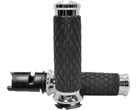 Avon Grips Diamond Contour Chrome Twist Grip